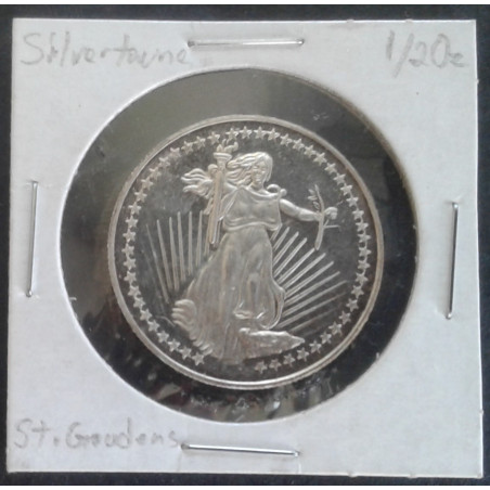 1/2 Oz SilverTowne St. Gaudens Obverse