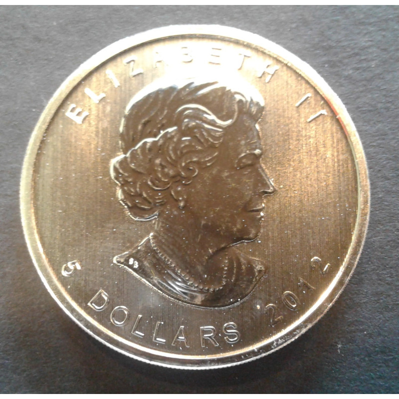 2012 1 Oz Canada Wildlife Cougar Obverse