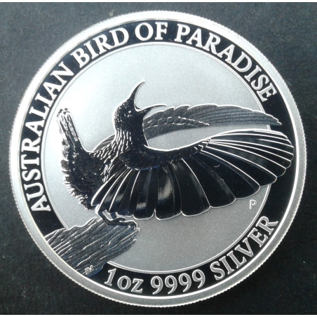 2018 1 Oz Australia Bird of Paradise Reverse