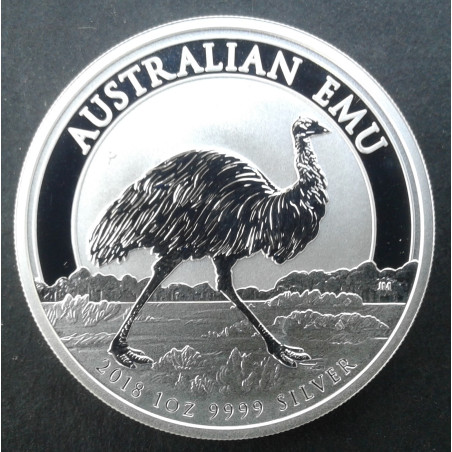 2018 1 Oz Australia Emu Reverse