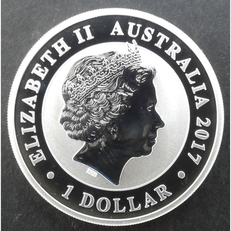 2017 1 Oz Australia Silver Swan Obverse
