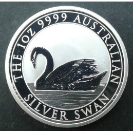 2017 1 Oz Australia Silver Swan Reverse