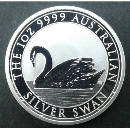 2017 1 Oz Australia Silver Swan Reverse