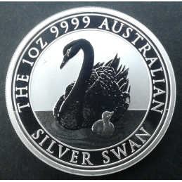 2018 1 Oz Australia Silver Swan Reverse