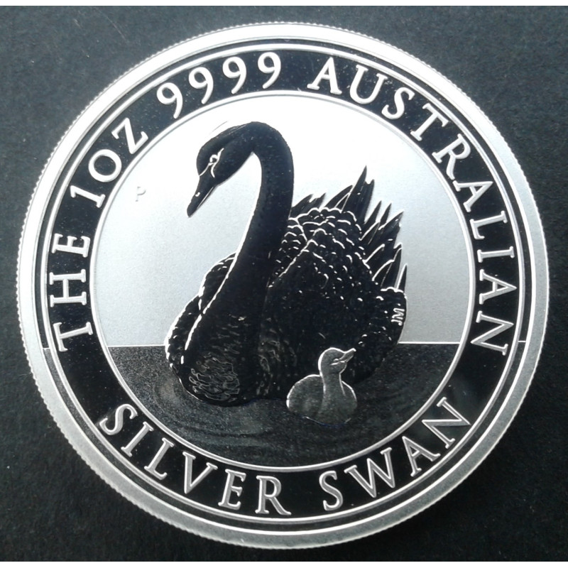 2018 1 Oz Australia Silver Swan Reverse