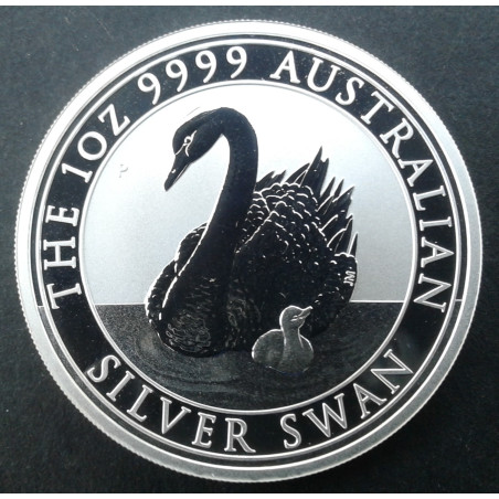 2018 1 Oz Australia Silver Swan Reverse