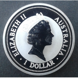 1995 1 Oz Australian Kookaburra Reverse