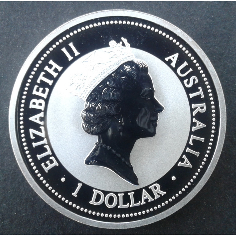 1995 1 Oz Australian Kookaburra Reverse
