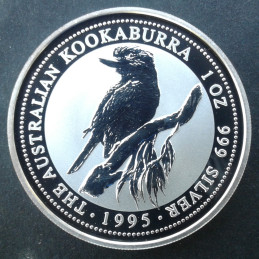 1995 1 Oz Australian Kookaburra Obverse