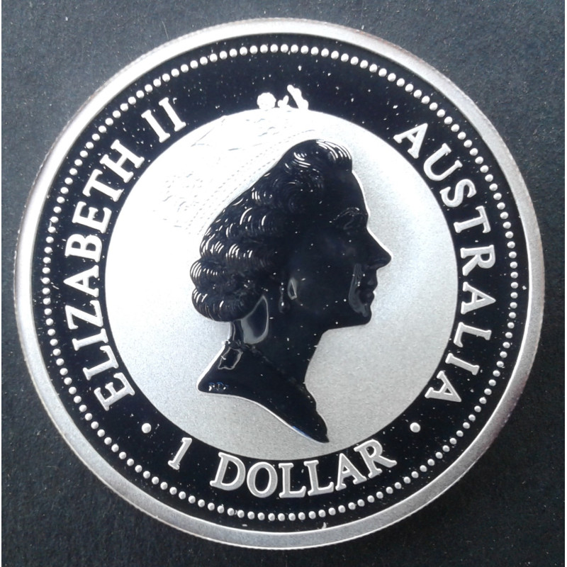 1996 1 Oz Australian Kookaburra Reverse