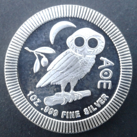 2020 1 Oz Niue Athenian Owl Obverse