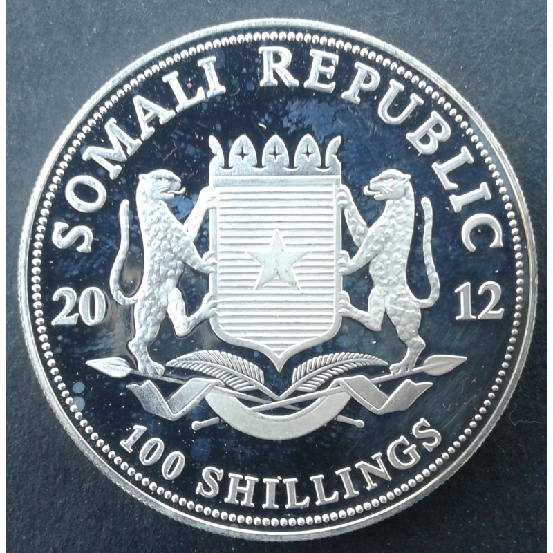 2012 1 Oz Somali Elephant Reverse