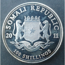 2011 1 Oz Somali Elephant Reverse