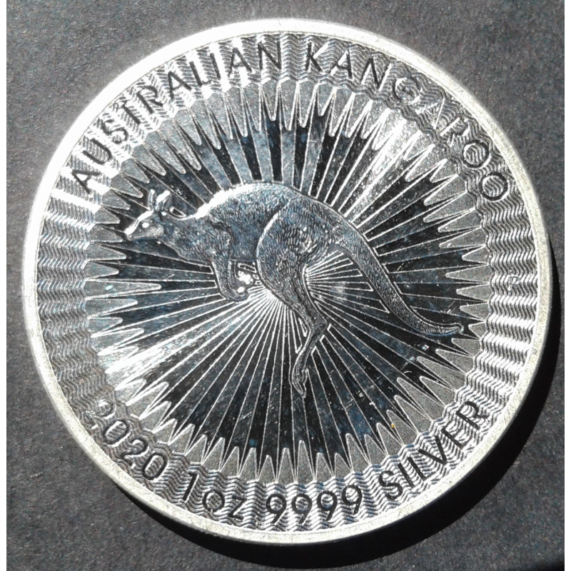 2020 1 Oz Australian Kangaroo Obverse
