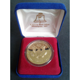 1991 1 Oz Liberty Bell Mint Desert Victory 2