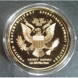 1991 1 Oz Liberty Bell Mint Desert Victory 4