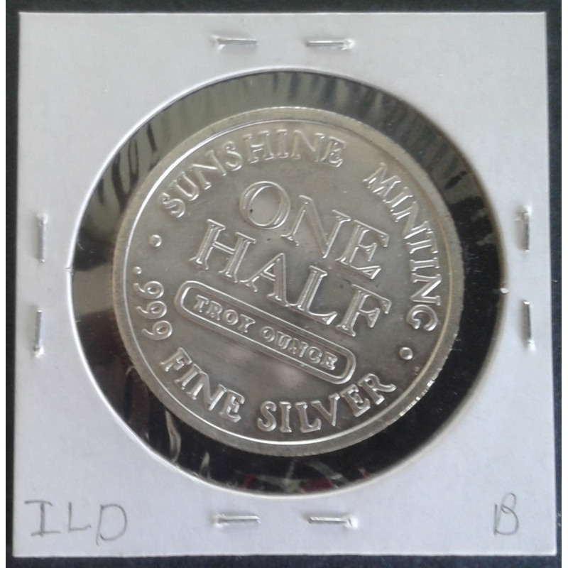 1/2 Oz Sunshine Mint Silver Eagle Reverse
