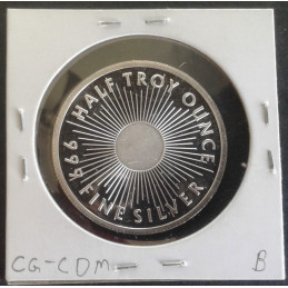 1/2 Oz Sunshine Mint Silver Eagle Sunburst Reverse