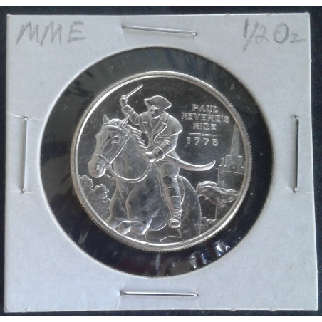 1/2 Oz Money Metals Exchange Paul Revere Obverse
