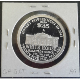 2010 1/2 Oz NorFed Ron Paul Reverse