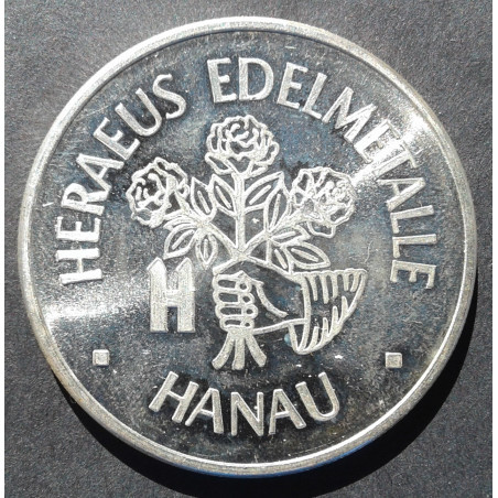 1 Oz Heraeus Hanau Obverse