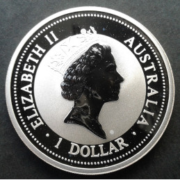 1994 1 Oz Australian Kookaburra Obverse