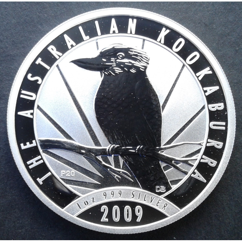 2009 1 Oz Australian Kookaburra Reverse