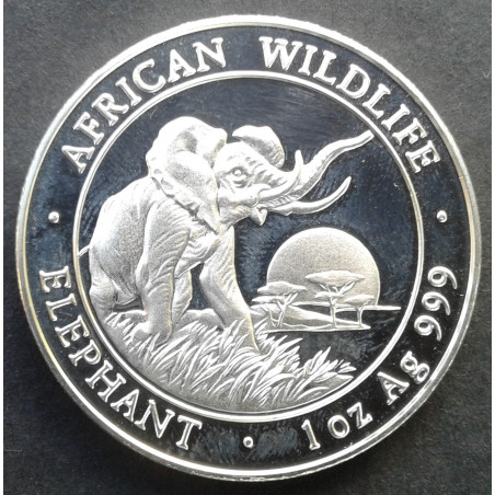 2009 1 Oz Somali Elephant Obverse