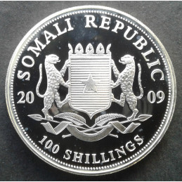 2009 1 Oz Somali Elephant Reverse