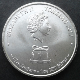 2017 1 Oz Tokelau Ocean Barracuda Reverse