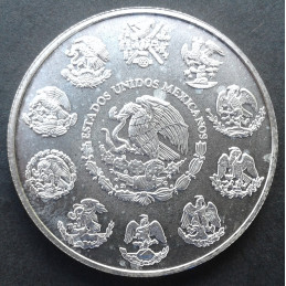 2000 1 Oz Mexican Endangered Species Eagle Reverse