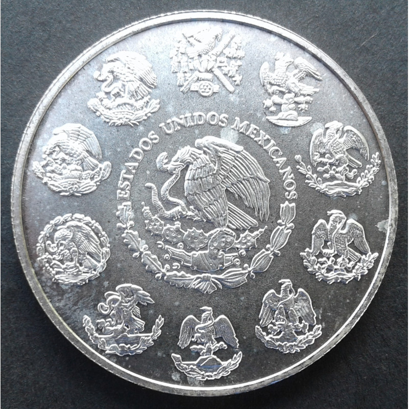2000 1 Oz Mexican Endangered Species Eagle Reverse