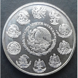 2000 1 Oz Mexican Endangered Species Crocodile Reverse