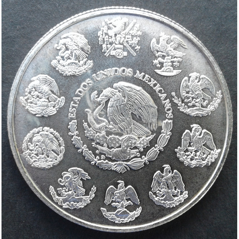 2000 1 Oz Mexican Endangered Species Crocodile Reverse
