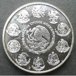 2001 1 Oz Mexican Endangered Species Bear Reverse