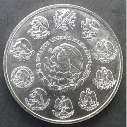 2001 1 Oz Mexican Endangered Species Manatee Reverse