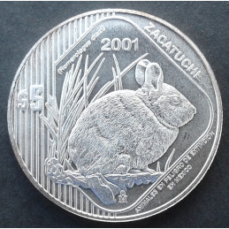 2001 1 Oz Mexican Endangered Species Rabbit Obverse