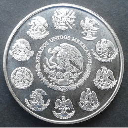 2001 1 Oz Mexican Endangered Species Rabbit Reverse