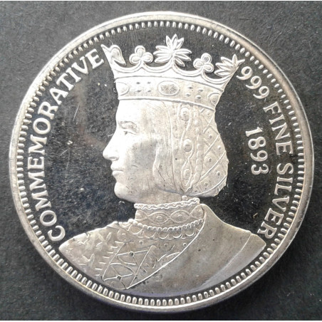 1/2 Oz National Collectors Mint Isabella Quarter Obverse