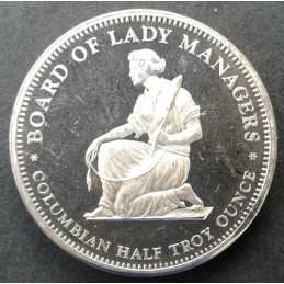 1/2 Oz National Collectors Mint Isabella Quarter Reverse