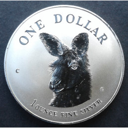 1995 1 Oz RAM Australian Kangaroo Reverse
