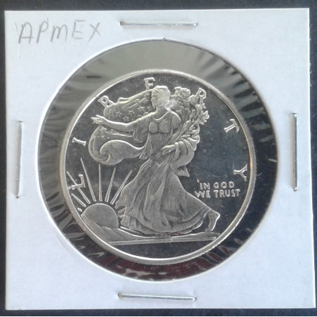 1/2 Oz APMEX Walking Liberty Obverse