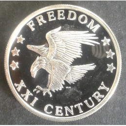 1 Oz Twenty First Century Mint Freedom Obverse