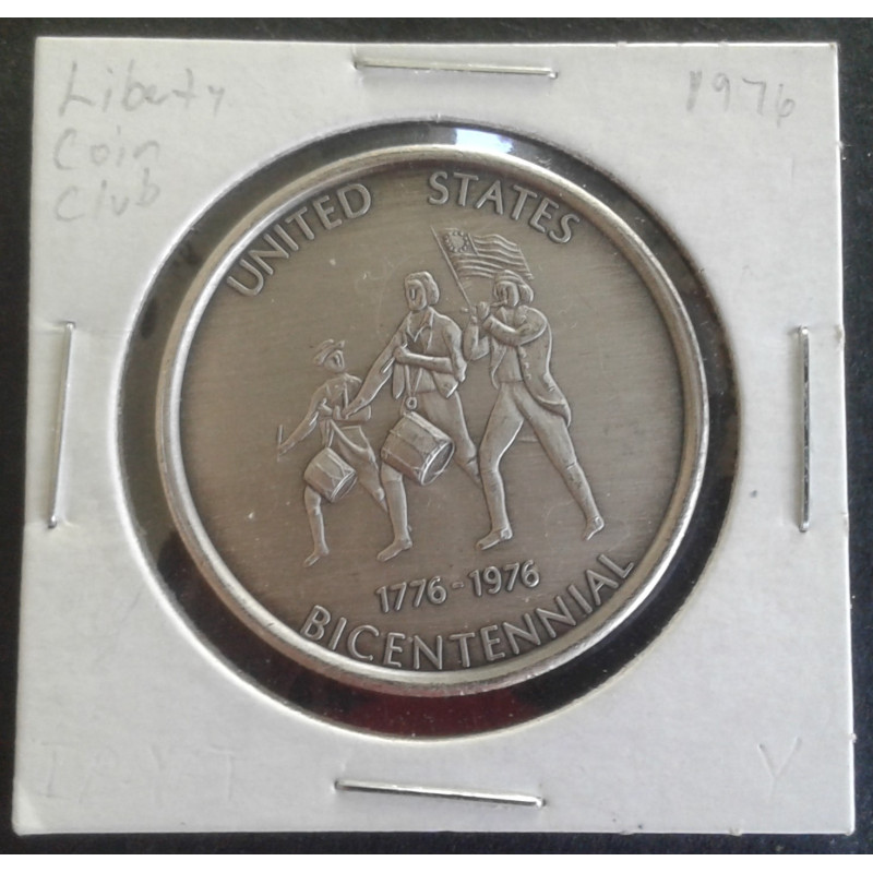1976 1/2 Oz Liberty Coin Club Bicentennial Obverse