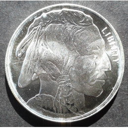1/2 Oz Highland Mint Buffalo Nickel Obverse