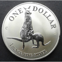 1996 1 Oz RAM Australian Kangaroo Reverse