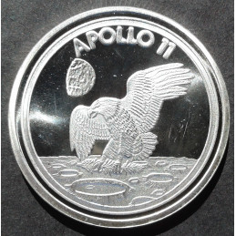 2019 SilverTowne 1 Oz Apollo 11 Reverse