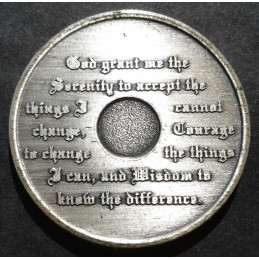 1/2 Oz Alcoholics Anonymous Recovery Year 2 Reverse