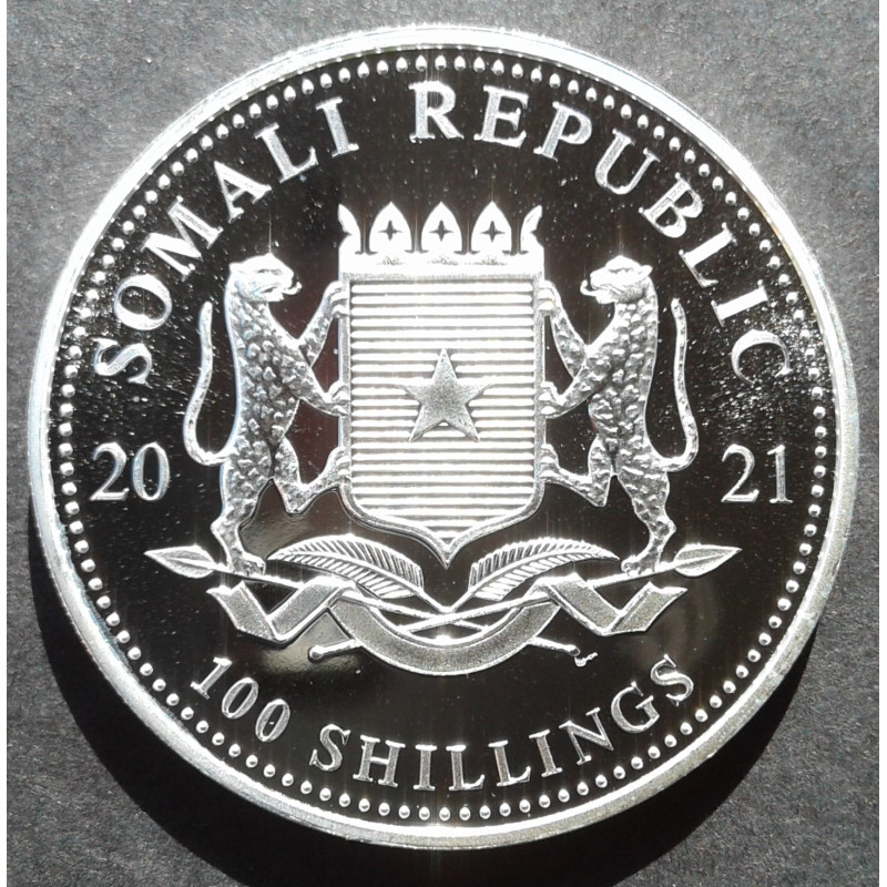 2021 1 Oz Somali Elephant Reverse