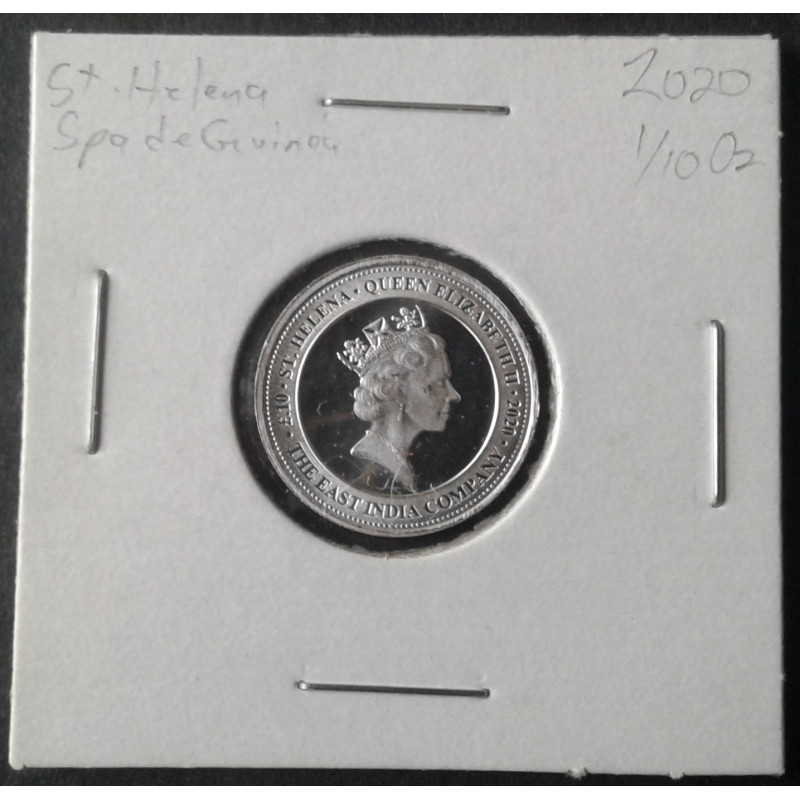 2020 1/10 Oz St. Helena Spade Guinea Obverse